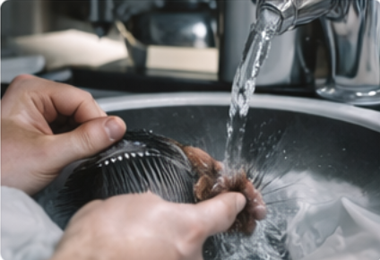 hairpatch cleaning refiting