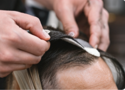 tape bond hair system